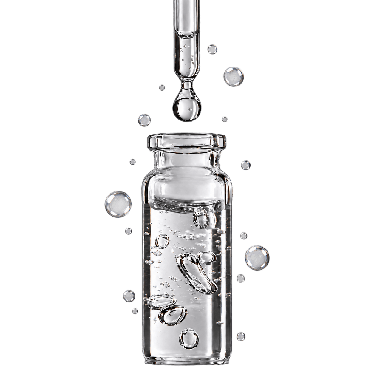 Sterile dropper vial